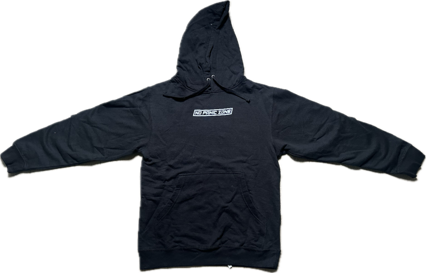 No Panic Zone Box Logo Hoodie