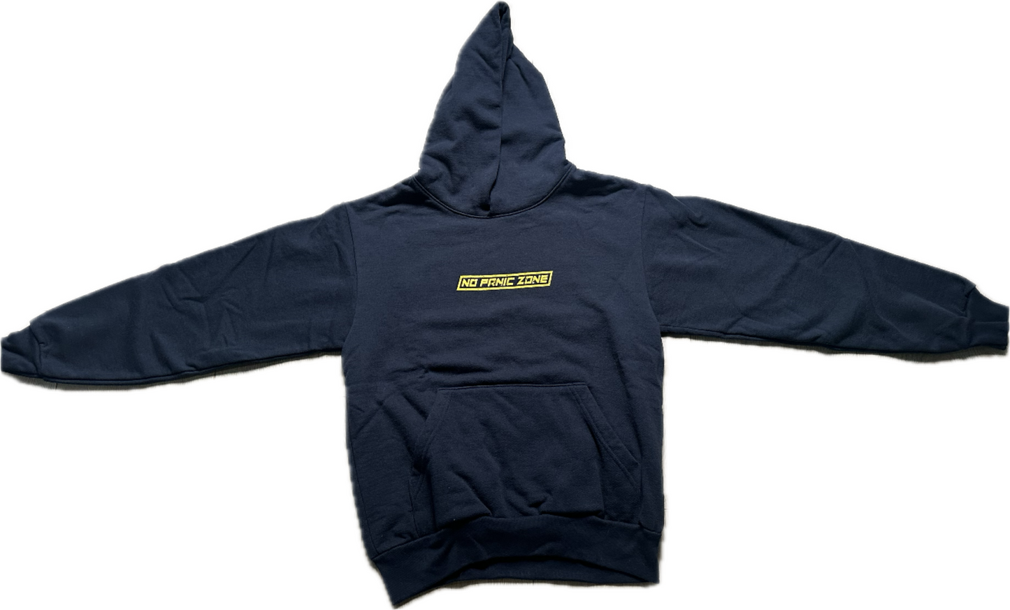 No Panic Zone Box Logo Hoodie